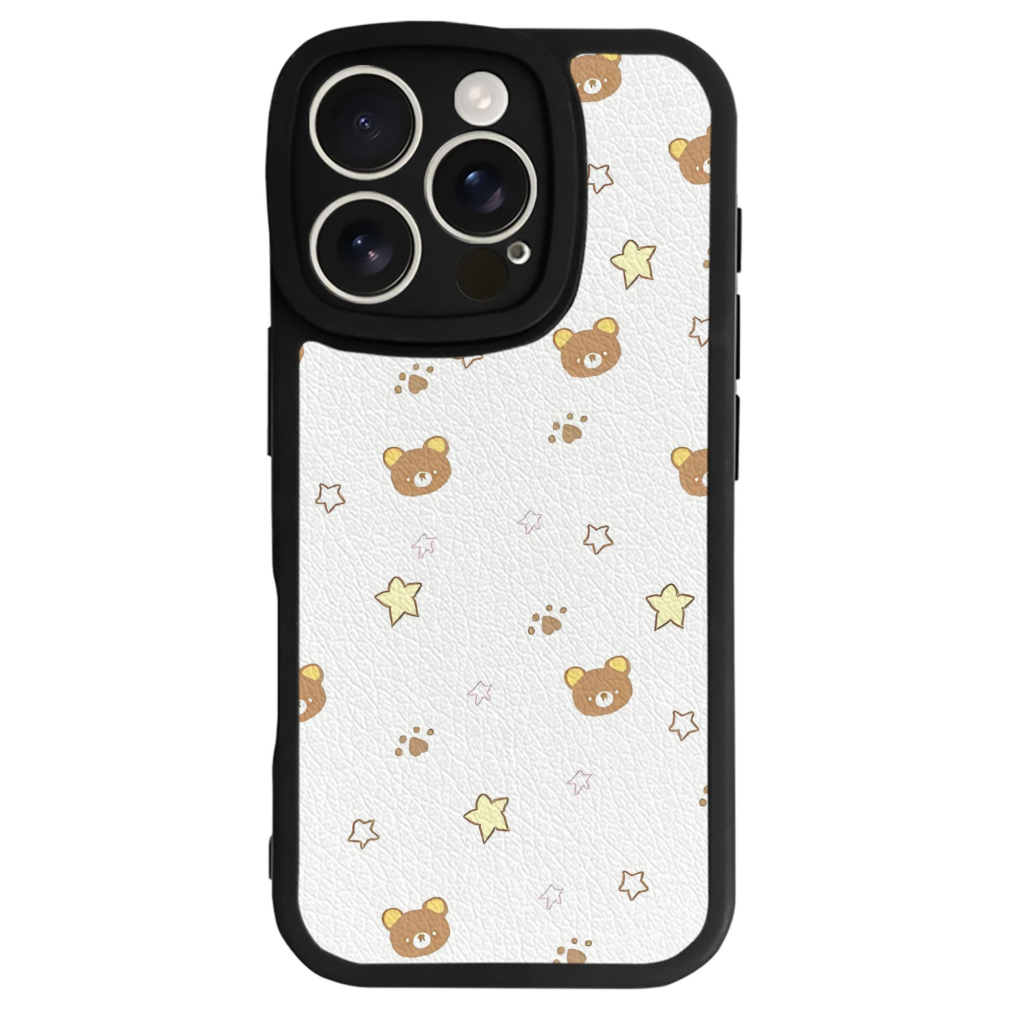 （画像用） リラックマ リラックマ キイロイトリ Rilakkuma Korilakkuma Kiiroitori 【iPhone 16シリーズ対応】シリコンスマホケース（レザー調） 材質：シリコン